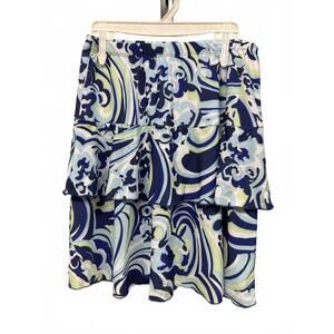 NEW FASHQUE women's 3 tier ruffle skort